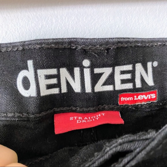 LEVI’s Size 6 Denizen Straight Leg Black Jeans - Picture 2 of 11